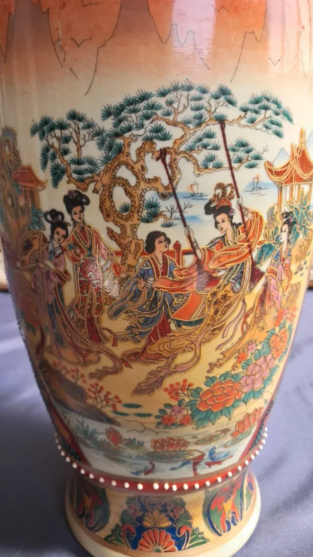 Jarrón estilo Satsuma