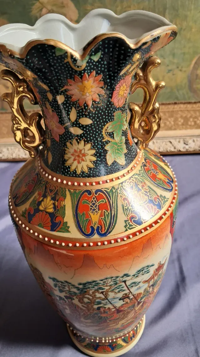 Jarrón estilo Satsuma