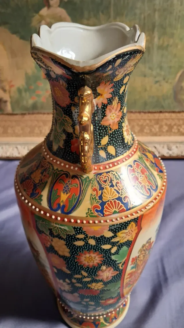 Jarrón estilo Satsuma