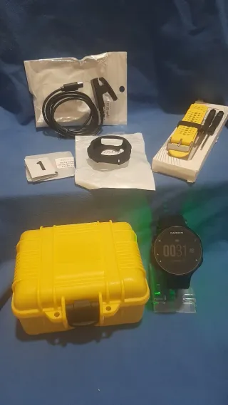 Reloj Deportivo GPS Garmin Negro/Amarillo