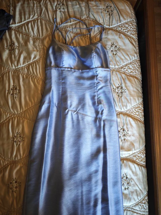 Vestido de ceremonia azul