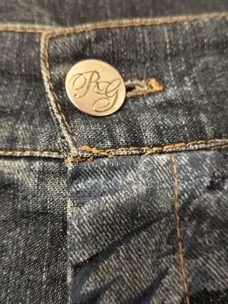 Pantalón vaquero mujer estampado floral