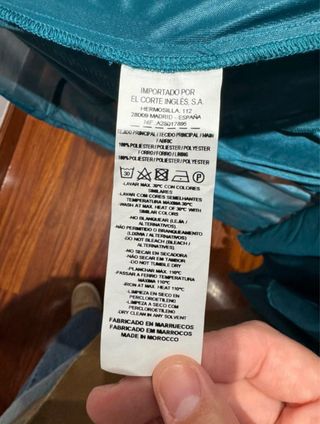 Vestido efecto capa El Corte Ingles