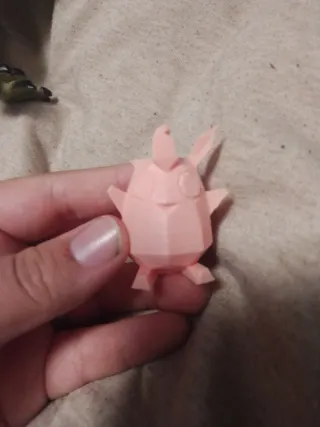 Figura dinosaurio y chansy 3D