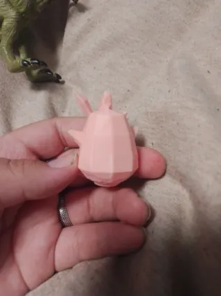 Figura dinosaurio y chansy 3D