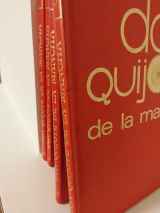 Don Quijote de la Mancha, 6 tomos de buena calidad