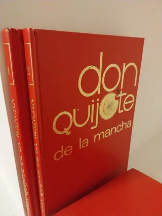Don Quijote de la Mancha, 6 tomos de buena calidad