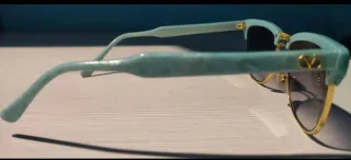 Occhiali da sole Valentino oro e verde acqua