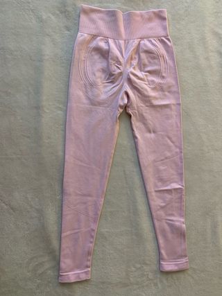 Mallas de gimnasio rosas