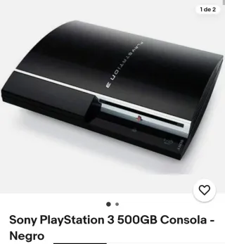 PS3 Edición Original con cables, juegos y mando