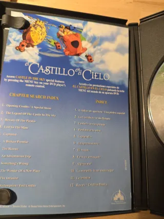 Dvd El Castillo en el cielo.