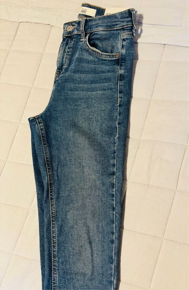 Jeans pitillo Topshop elásticos