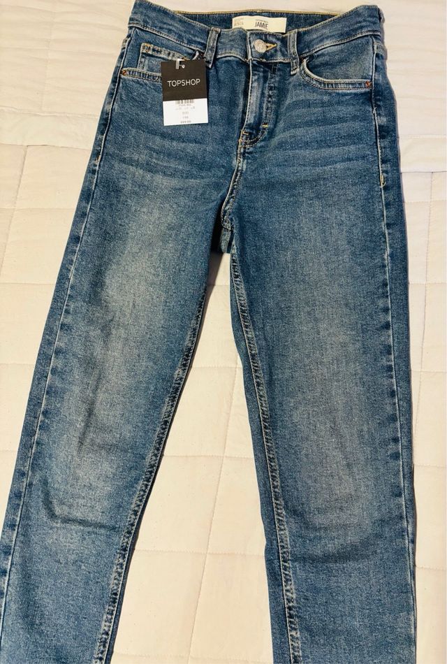 Jeans pitillo Topshop elásticos