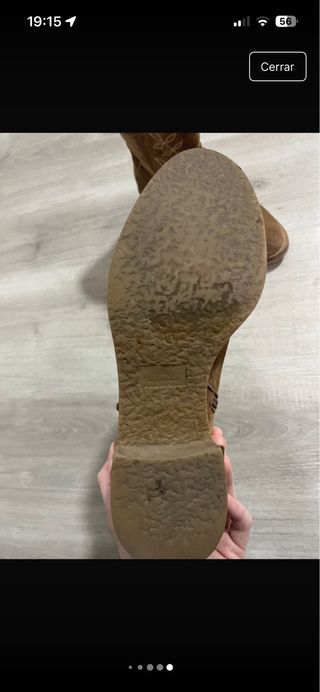 Botines camperos ante Alpe Marrones