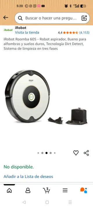 Irobot Roomba dirt detect