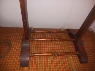 Cabide Mordomo Madeira Anos 80