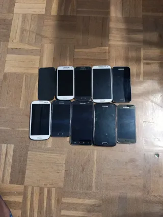 Lote 9 Móviles Samsung+Accesorios