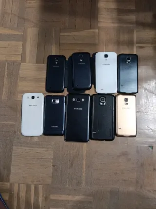 Lote 9 Móviles Samsung+Accesorios