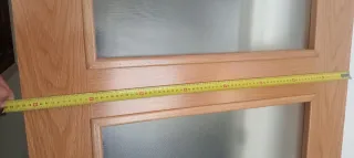 Puerta Madera y Cristal