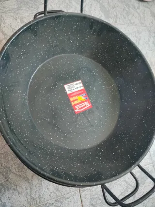Lote paelleras diferentes tamaños