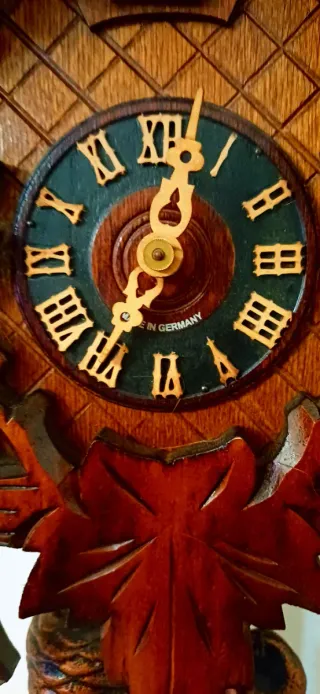 Orologio a Cucù Tedesco Originale In Legno