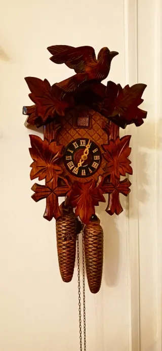 Orologio a Cucù Tedesco Originale In Legno