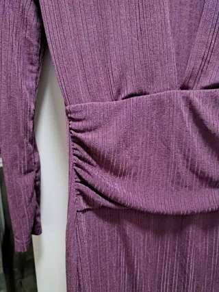 Vestido estilo años 20 morado