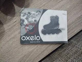 Patines en línea Oxelo negros y rosas