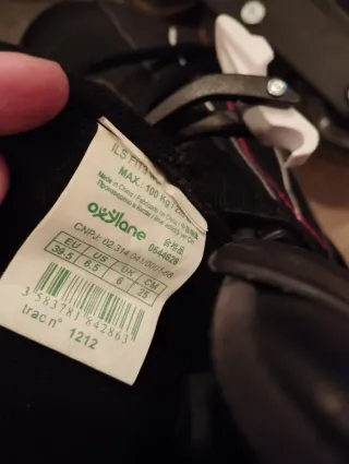 Patines en línea Oxelo negros y rosas