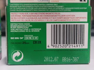 4 Carretes Fuji Nexia 200asa 25exp