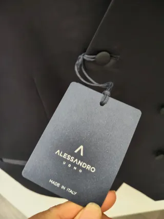 Alessandro Panciotto doppiopetto blu