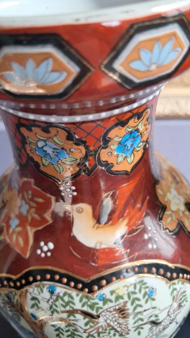 Pareja Jarrones Satsuma