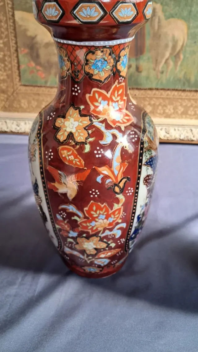 Pareja Jarrones Satsuma