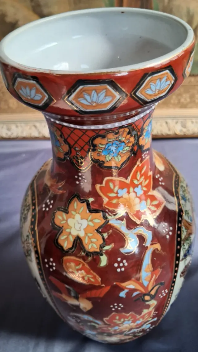 Pareja Jarrones Satsuma