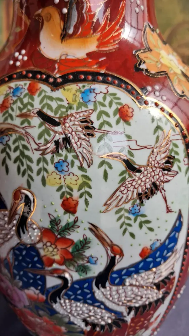 Pareja Jarrones Satsuma