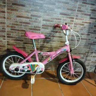 Bicicleta infantil rosa Fantasy