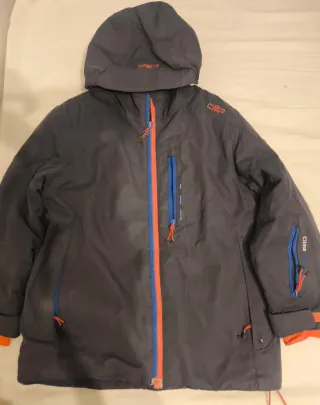 Chaqueta CMP azul marino con detalles naranja