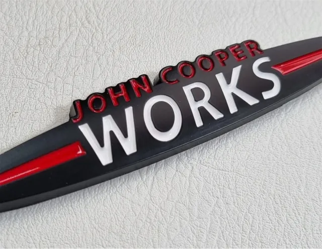 Emblema John Cooper Works para Maletero de Mini