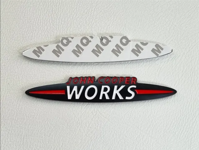 Emblema John Cooper Works para Maletero de Mini
