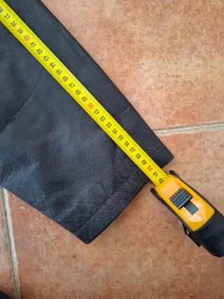 Chaqueta Cuero Vintage Y2K Minimal 90s Marrón