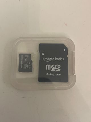 Micro SD Amazon Basics 512GB + Adaptador
