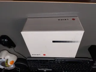 Leica Minilux Negra + Reloj + Funda