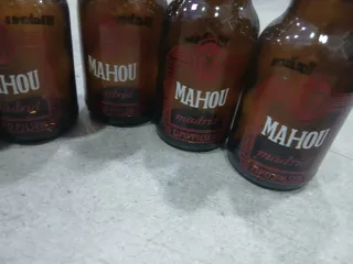 Lotto di 5 Bottiglie Vuote Mahou