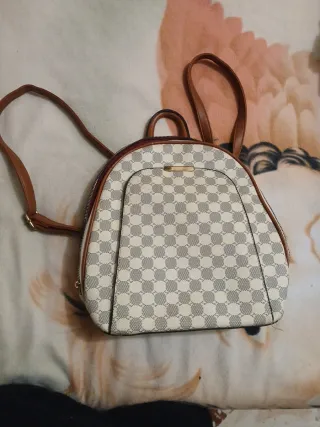 Zainetto fantasia a scacchi