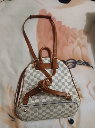 Zainetto fantasia a scacchi