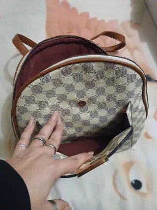 Zainetto fantasia a scacchi