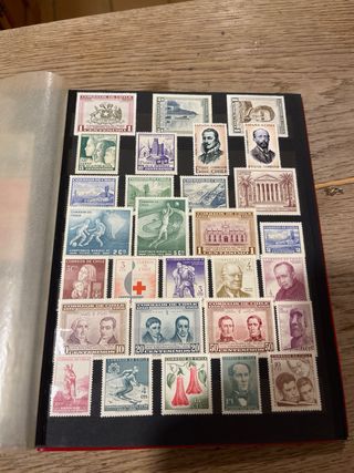 Album di francobolli secondo le foto