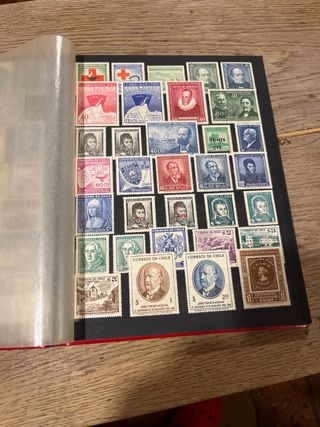 Album di francobolli secondo le foto