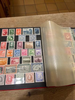 Album di francobolli secondo le foto