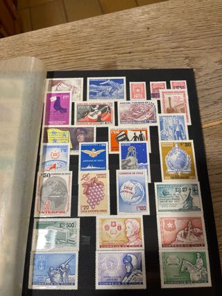 Album di francobolli secondo le foto